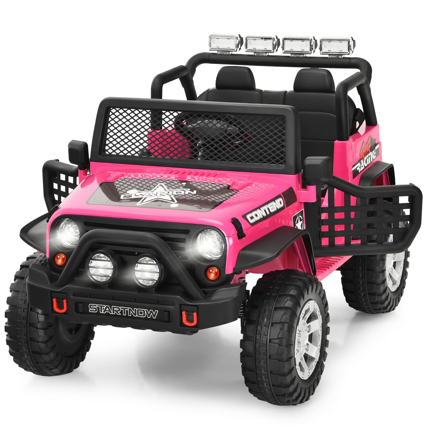 GYMAX Kids Ride on Car, 12V Battery Powered Car with Remote Control