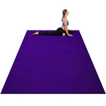8mm Thick Exercise Mat with Carrying Straps Home Gym Non-slip Workout Mat