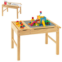 GYMAX 3-in-1 Kids Activity Table