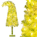 Whimsical Christmas Tree with Branch Tips and Warm White LED Lights