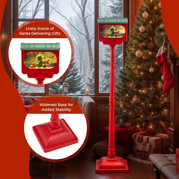 148 CM Musical Christmas Sound and Tap Activated Xmas Indoor Street Lamp