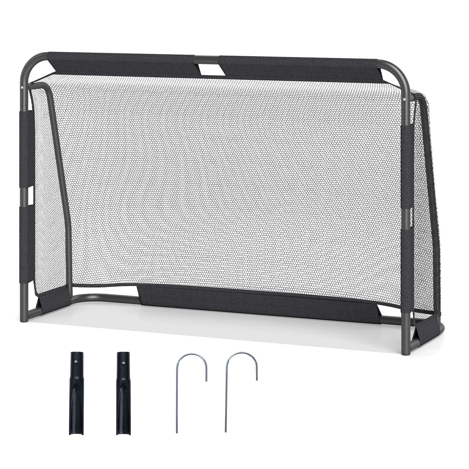 6 x 4 ft Soccer Goal Set for Backyard with Net and Anchoring System
