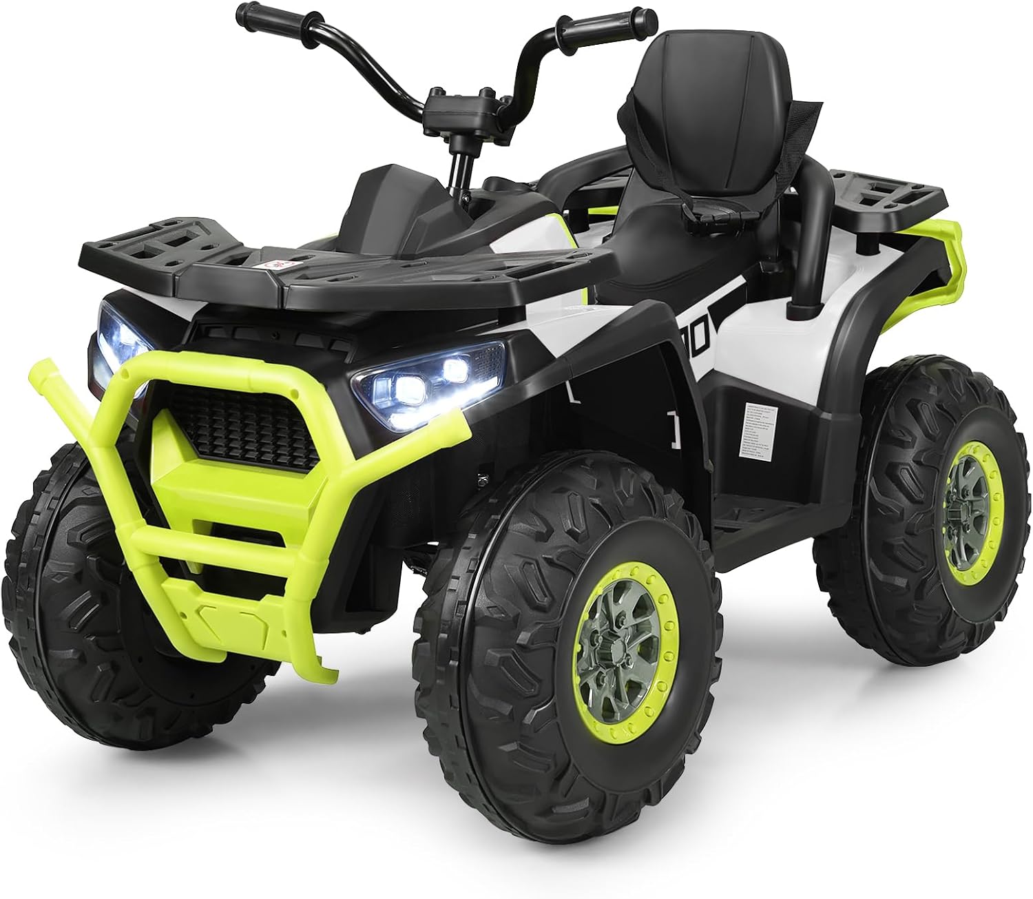 GYMAX 12V Children Electric ATV with LED Light