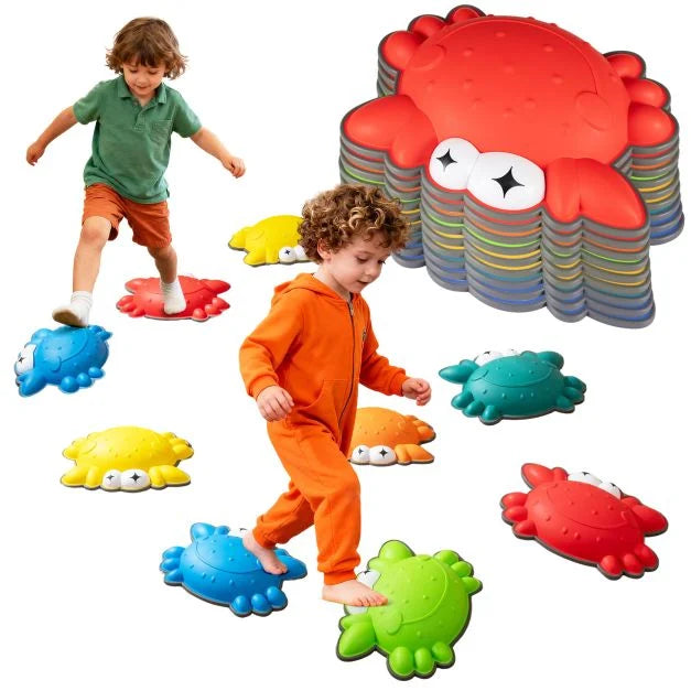 9 Pieces Non-Slip Toddler Stepping Stones for Kids Aged 3+