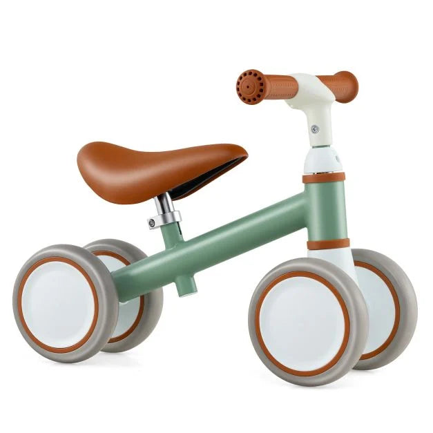 Baby Balance Bike with Height Adjustable Handle and Seat