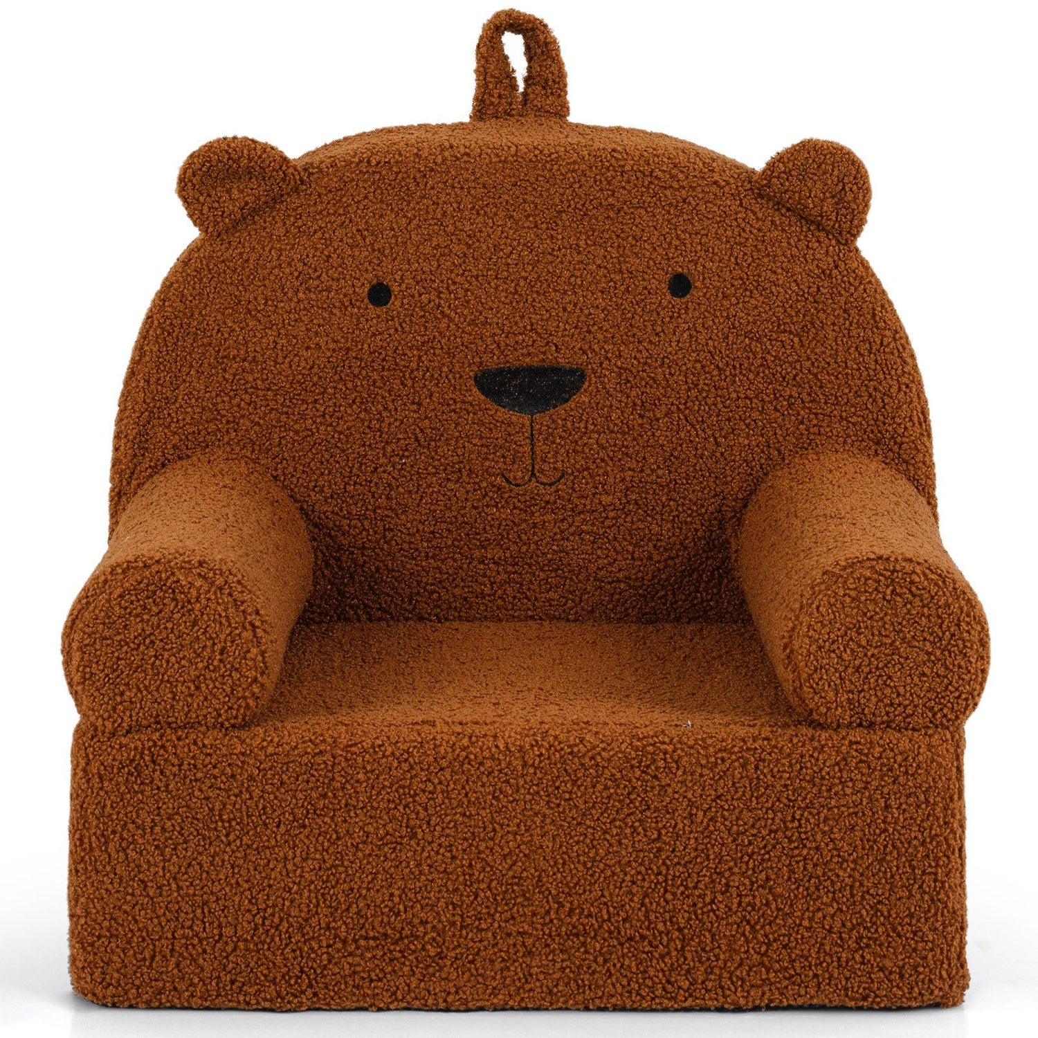 Kids Bear Sofa with Soft Fleece Fabric Cover