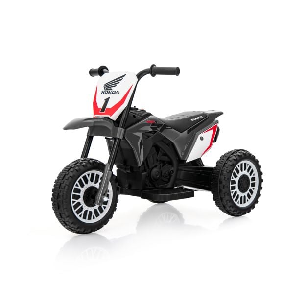 GYMAX Kids Electric Motorbike, 6V Licensed Honda Ride on Motorcycle with Horn & Extended Seat