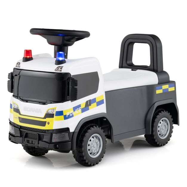 Kids Ride On Push Car with Lights and Under-seat Storage