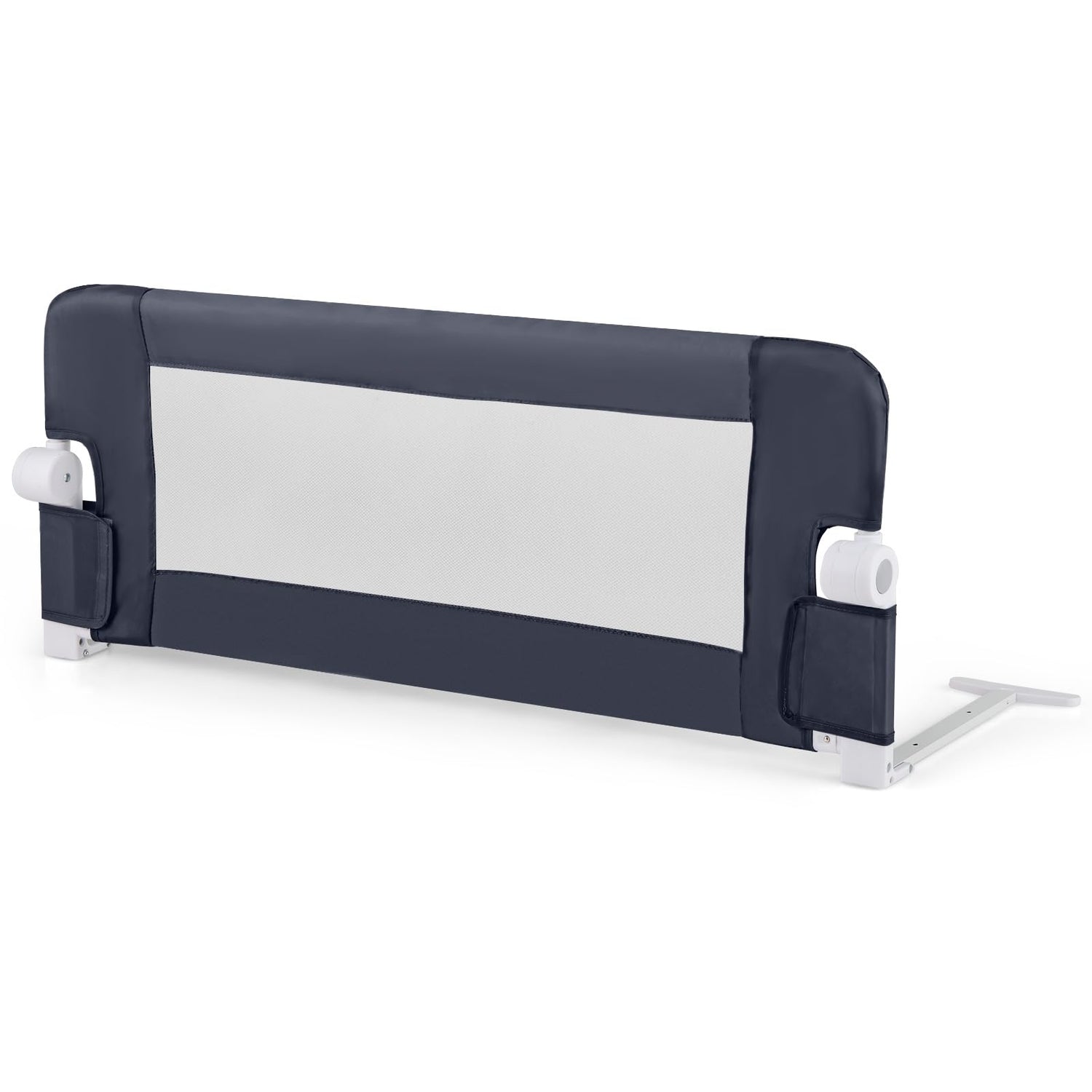 Foldable Toddler Bed Rail with Removable Oxford Cover