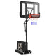 10ft Basketball Backboard Hoop Net Set