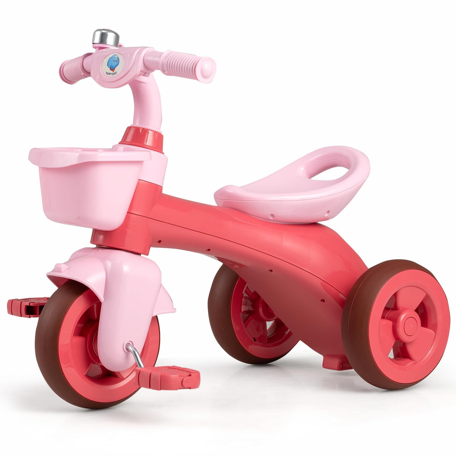 Kids Tricycle, Toddler Trike with Limited Steering