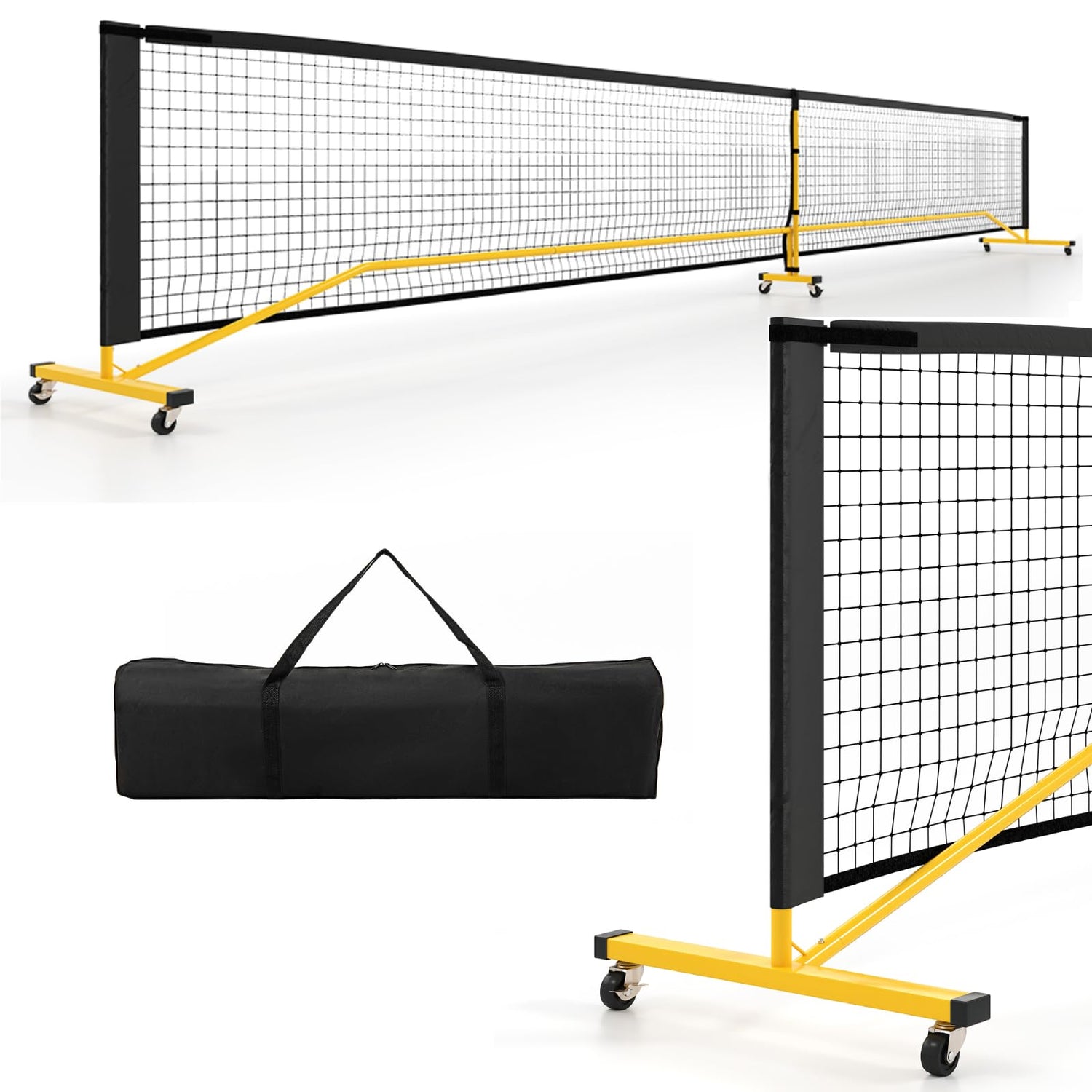 GYMAX 22FT Portable Pickleball Net