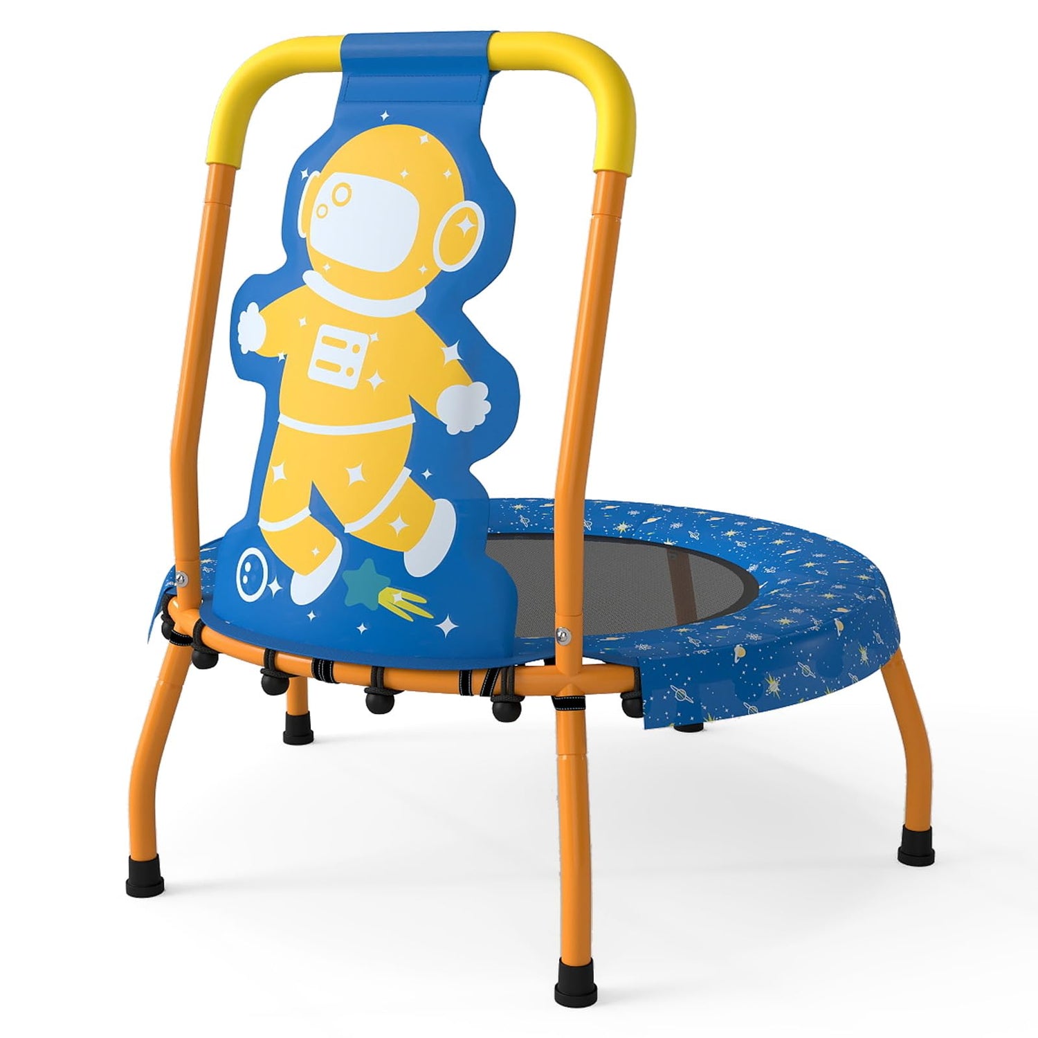 Cute Children Exercise Rebounder with Foam Handle and Padded Safety Cover