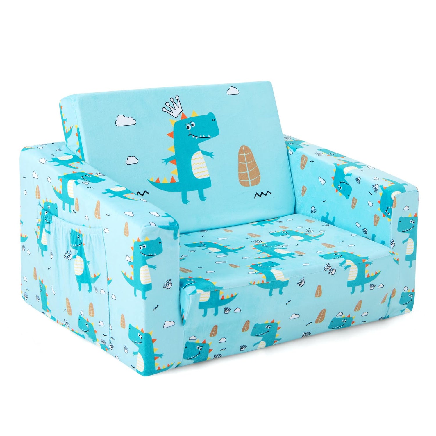 GYMAX Kids Sofa Chair, Upholstered Children Armchair