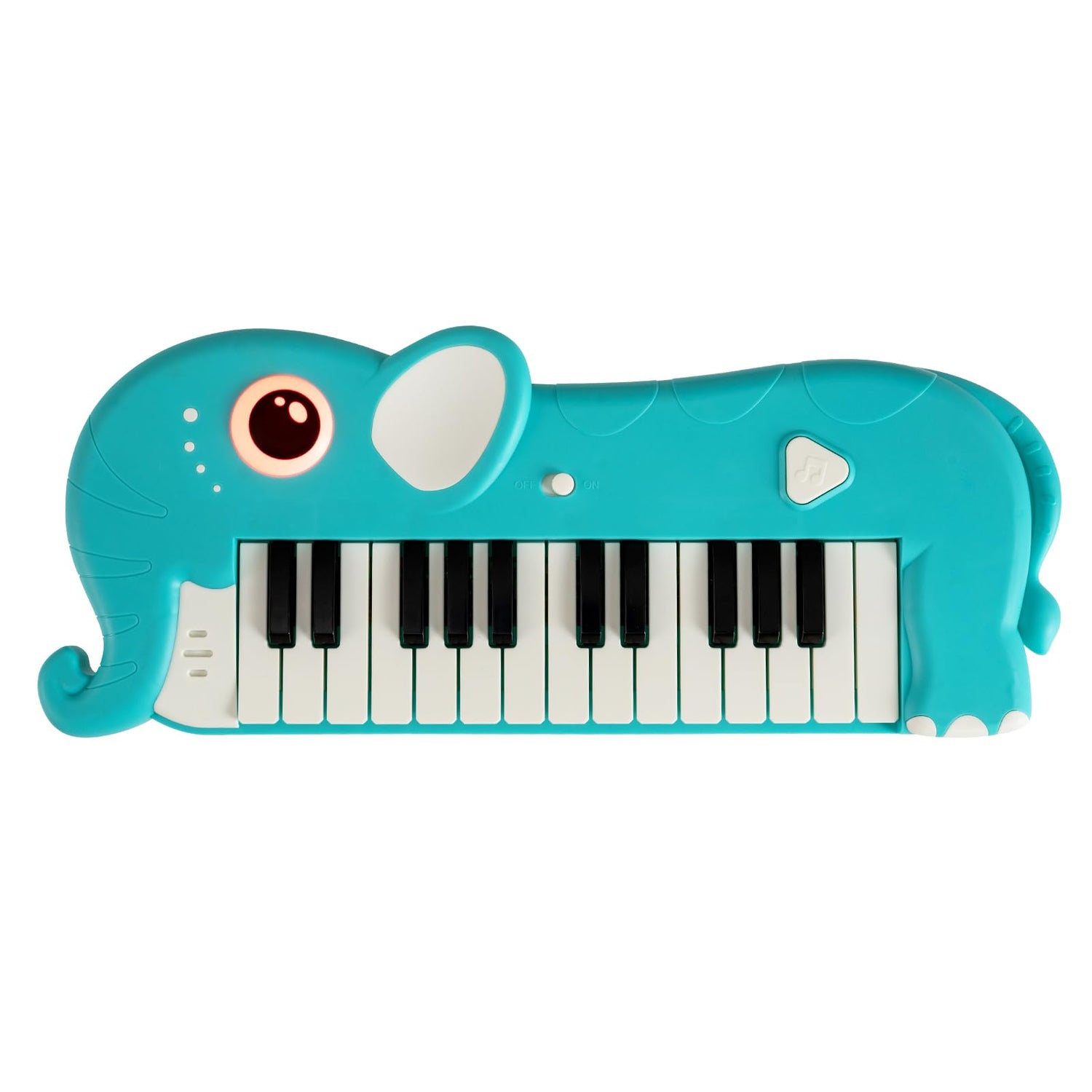 25 Key Portable Digital Piano with Built-in Music & Light (Elephant)