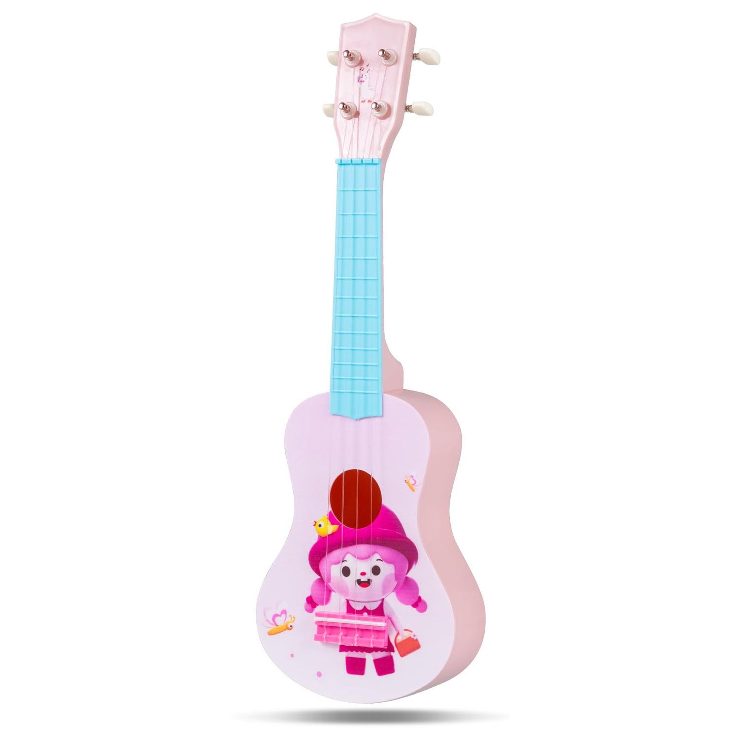 Toddler Ukulele with 4 Nylon Strings and 12 Frets