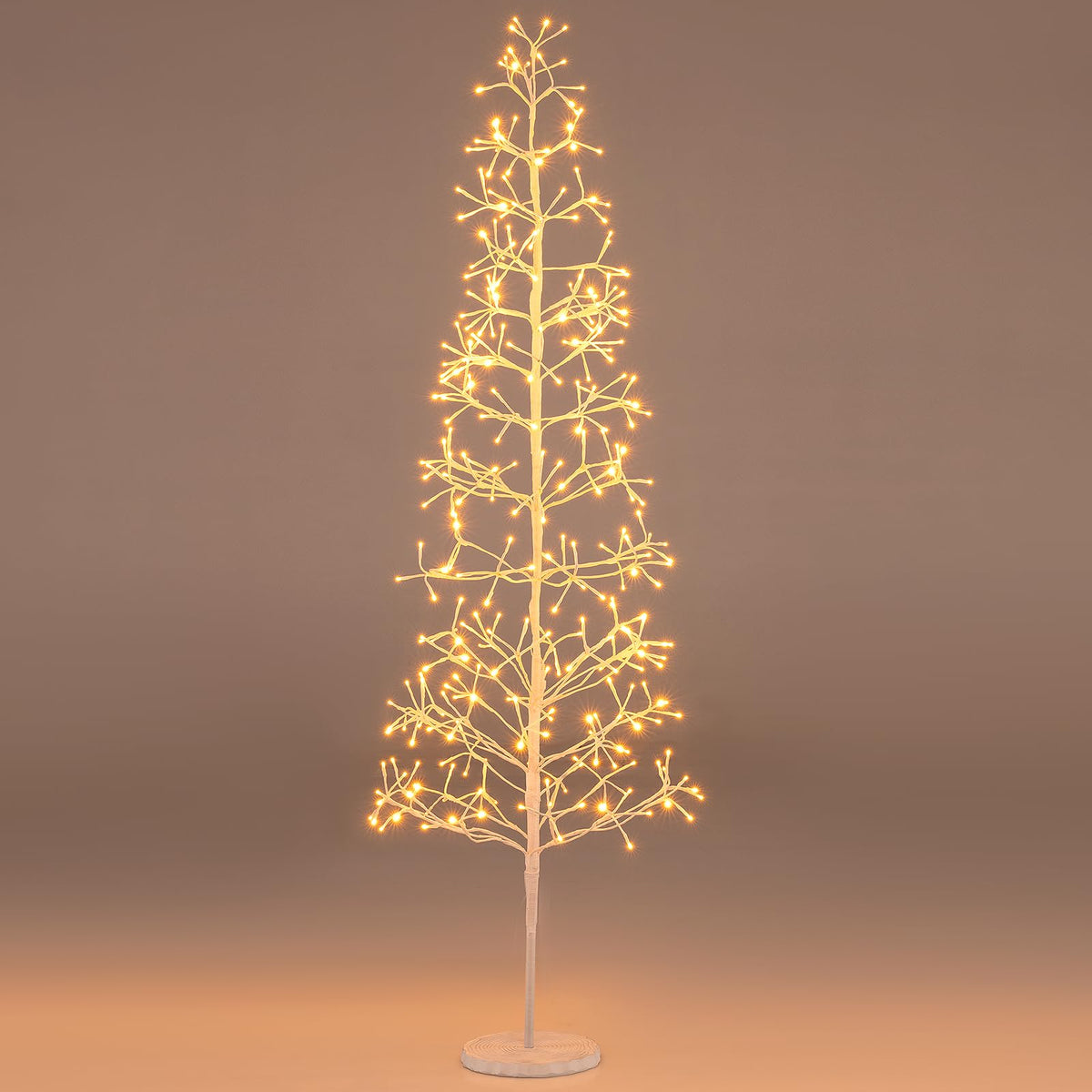 1.5/1.8m Lighted Birch Tree Twig Tree with 240 Warm White LED Lights