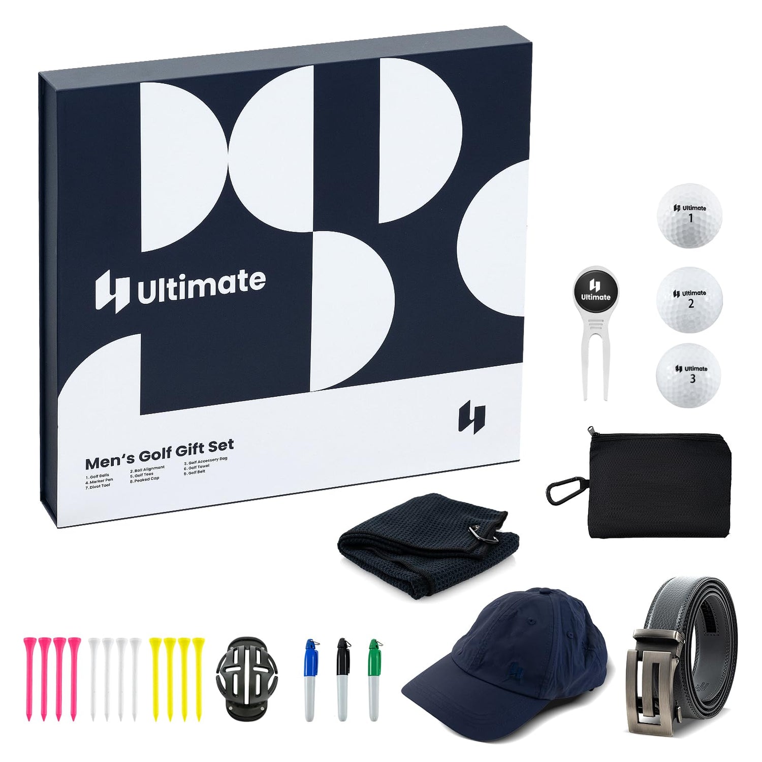 GYMAX Golf Gift Set for Men/Women with Golf Balls