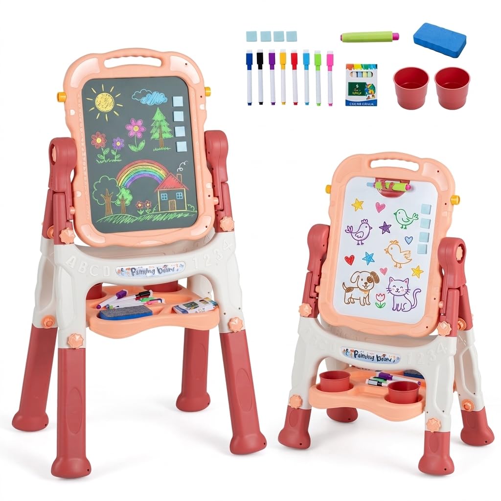 4 in 1 Kids Art Easel Children Double Side Easel