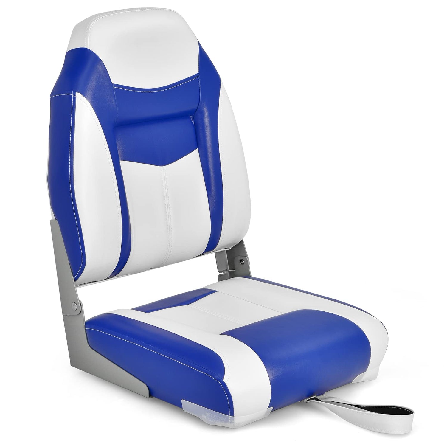 GYMAX Folding Boat Seat with High-density Sponge