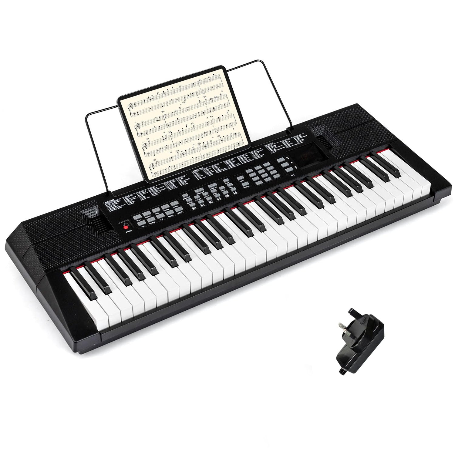 54 Key Keyboard Piano, Portable Digital Piano with 200 Rhythms