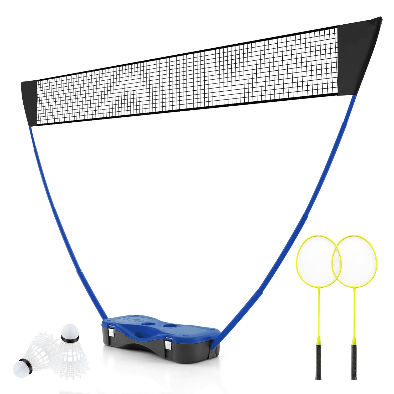 GYMAX Portable Badminton Net Set