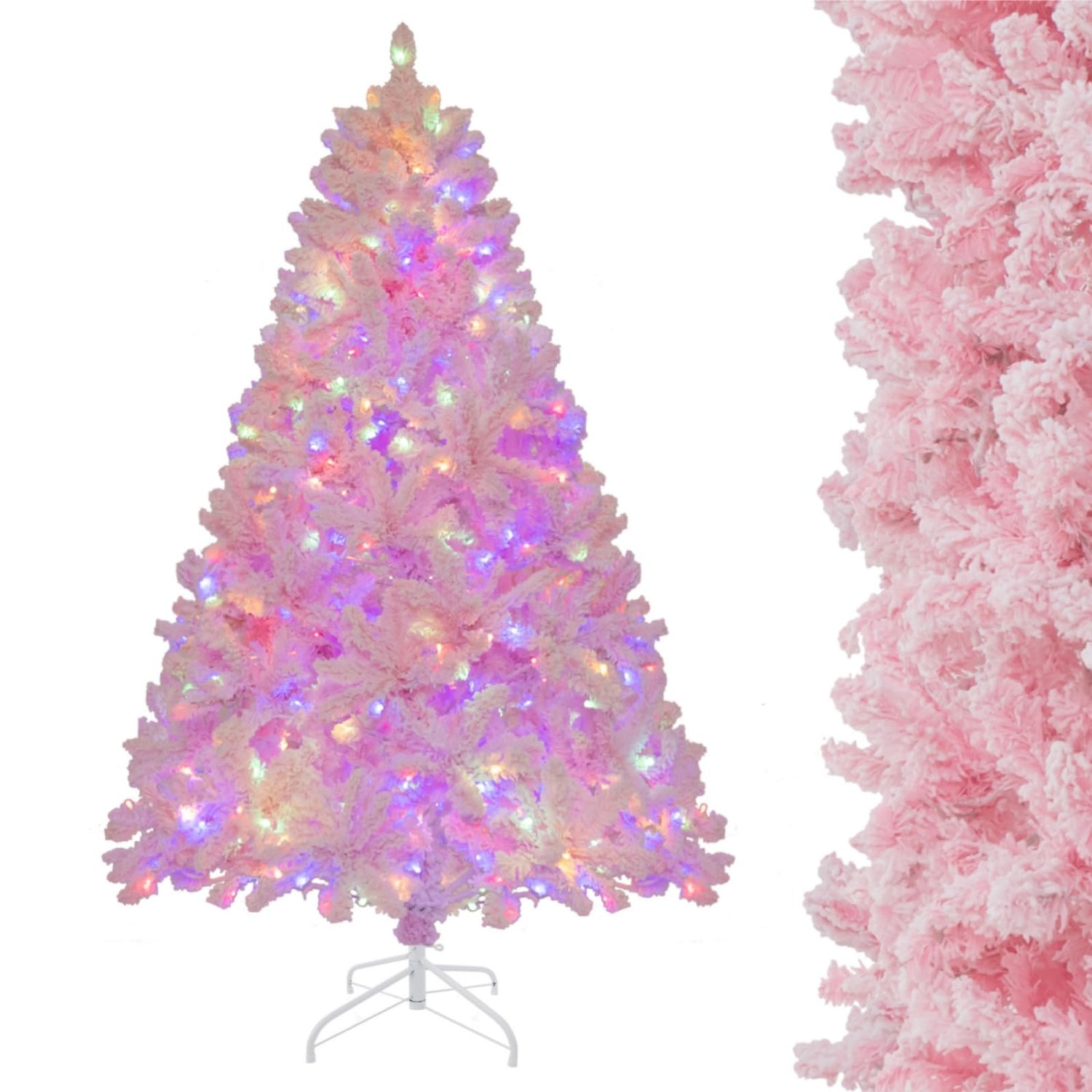 GYMAX 6 FT Pre-Lit Artificial Christmas Tree