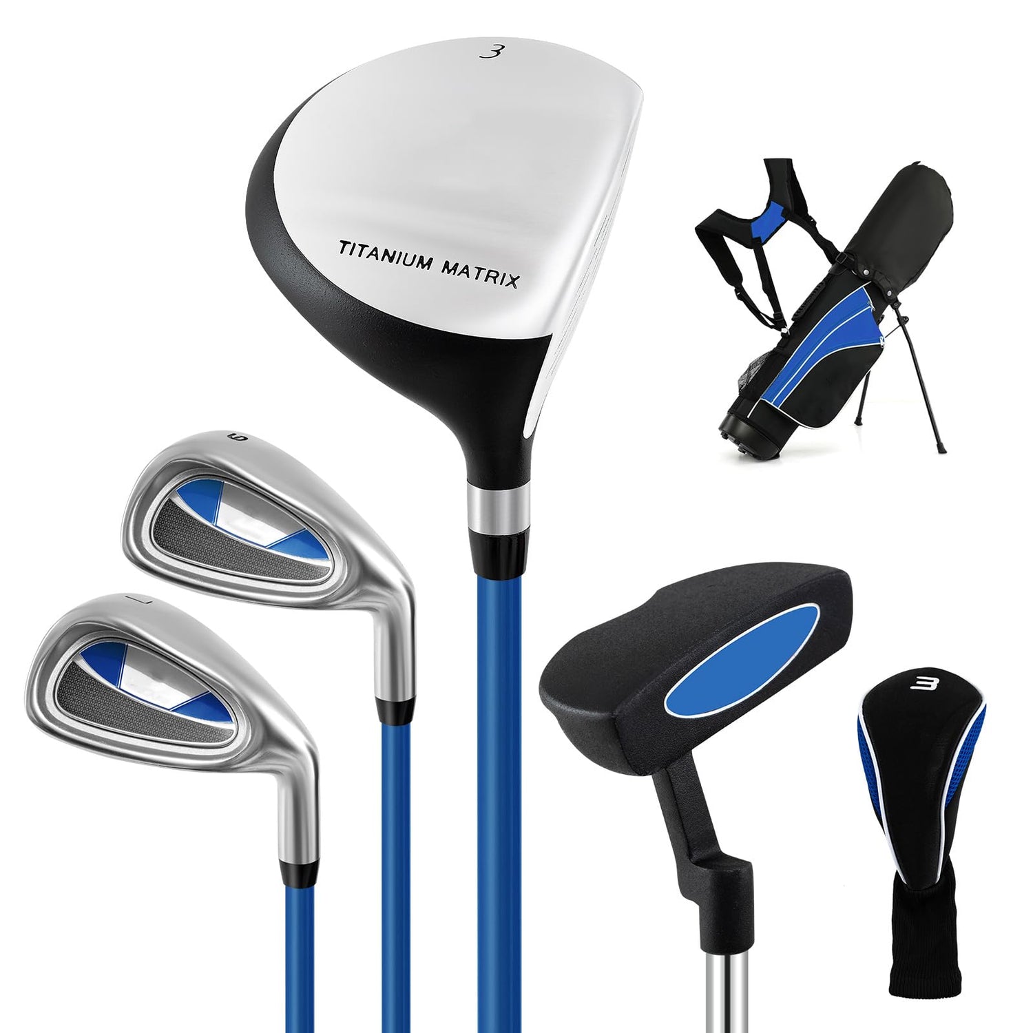 Kids Complete Golf Clubs Set for Boys and Girls Aged 11-13 Years