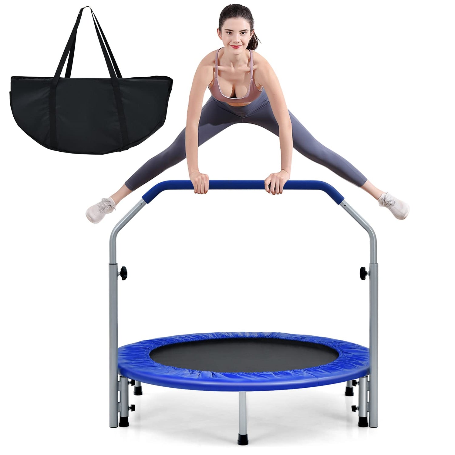 GYMAX 40" Mini Fitness Trampoline