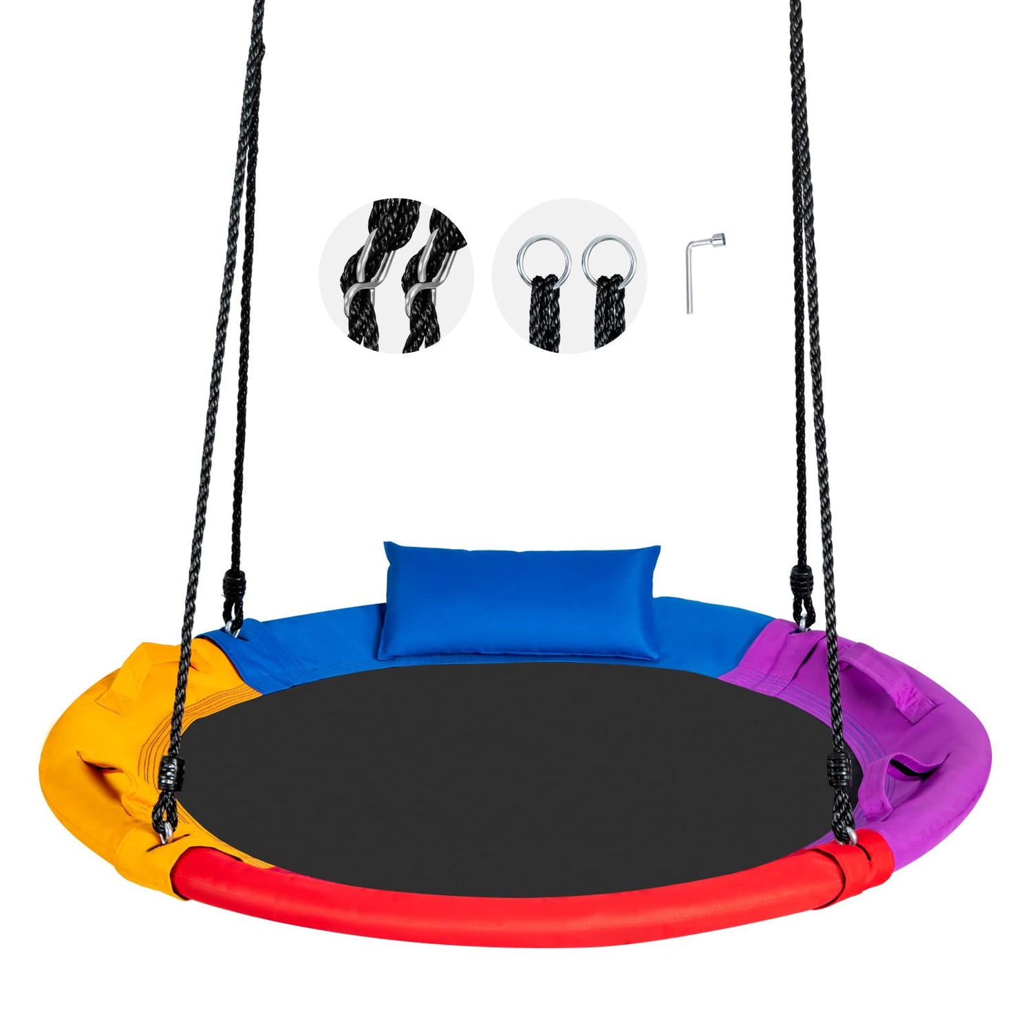 100cm Giant Round Tree Hanging Seat with Handle