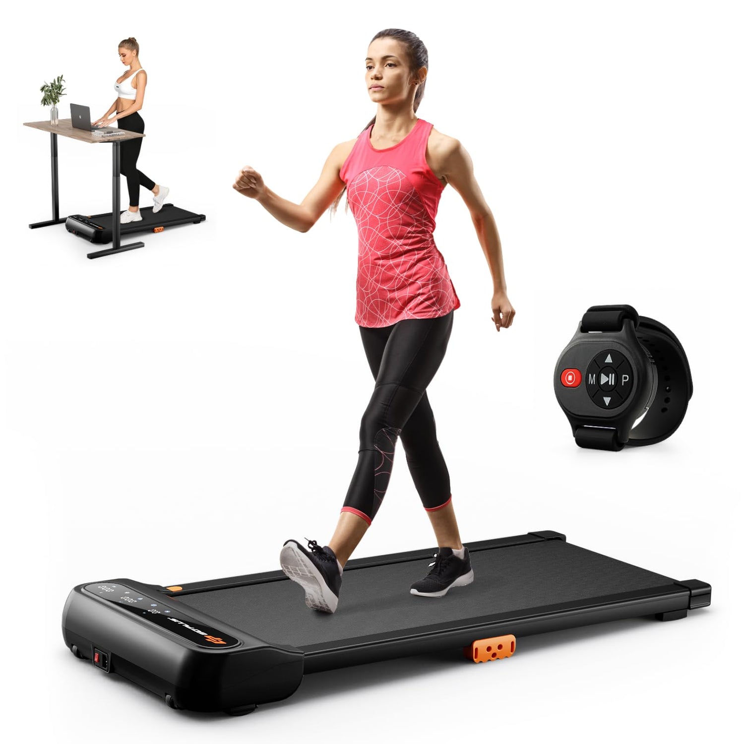 GYMAX Under Desk Treadmill for Home Office