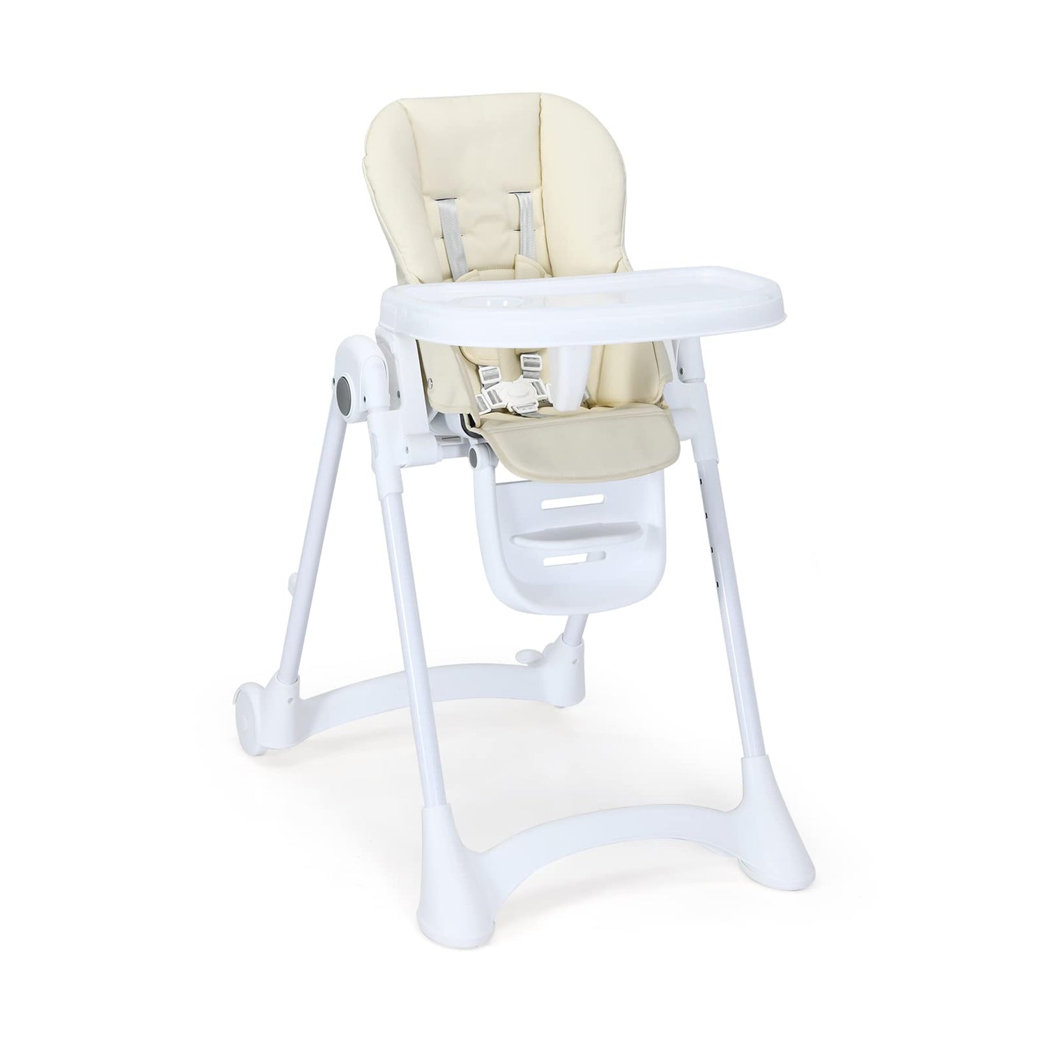 GYMAX Adjustable Foldable Infant High Chair with Removable Tray