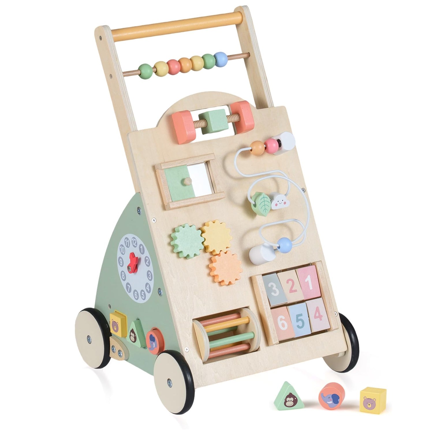 10 in 1 Toddler Push Along Toy with Activity Center