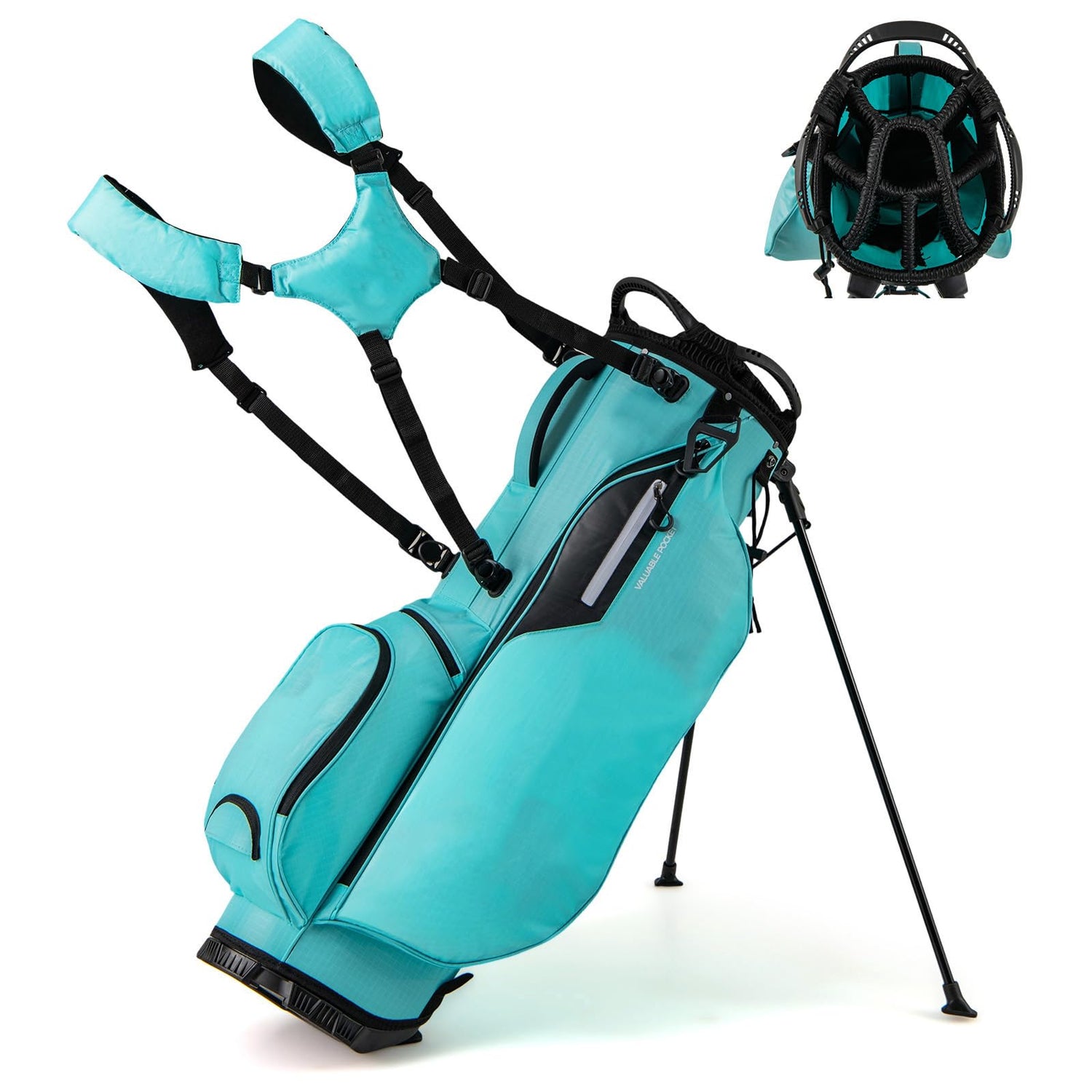 Lightweight Golf Stand Bag with 8 Way Top Dividers