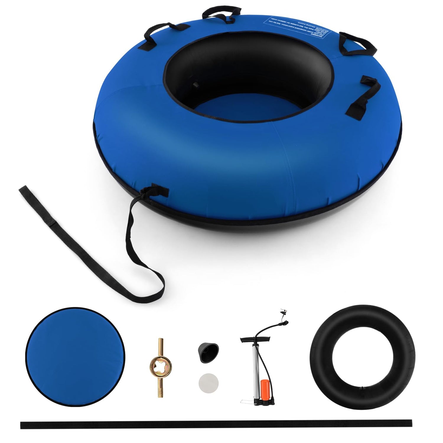 GYMAX Heavy Duty Snow Tube for Sledding