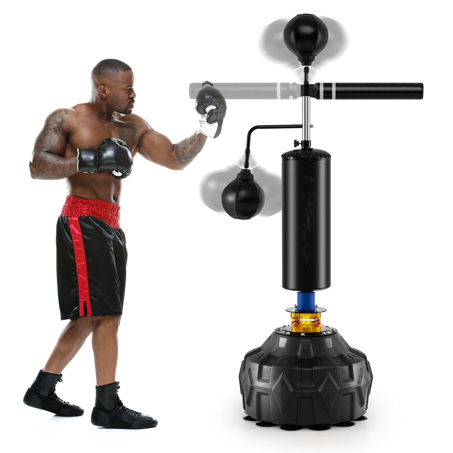 Boxing Speed Trainer Freestanding 360° Spinning Bar
