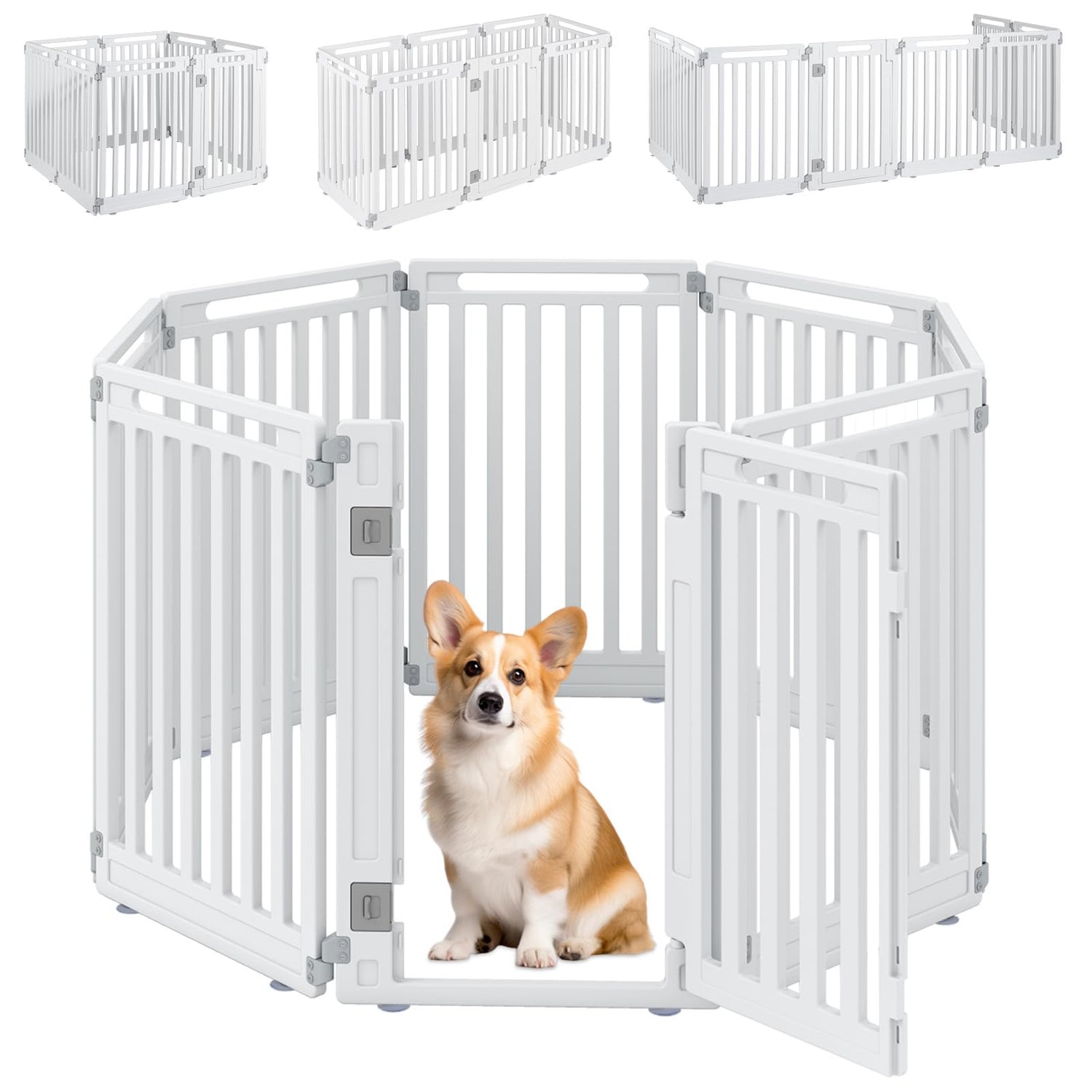 Indoor Outdoor Pet Fence for Dogs Cats Rabbits Medium Small Animal