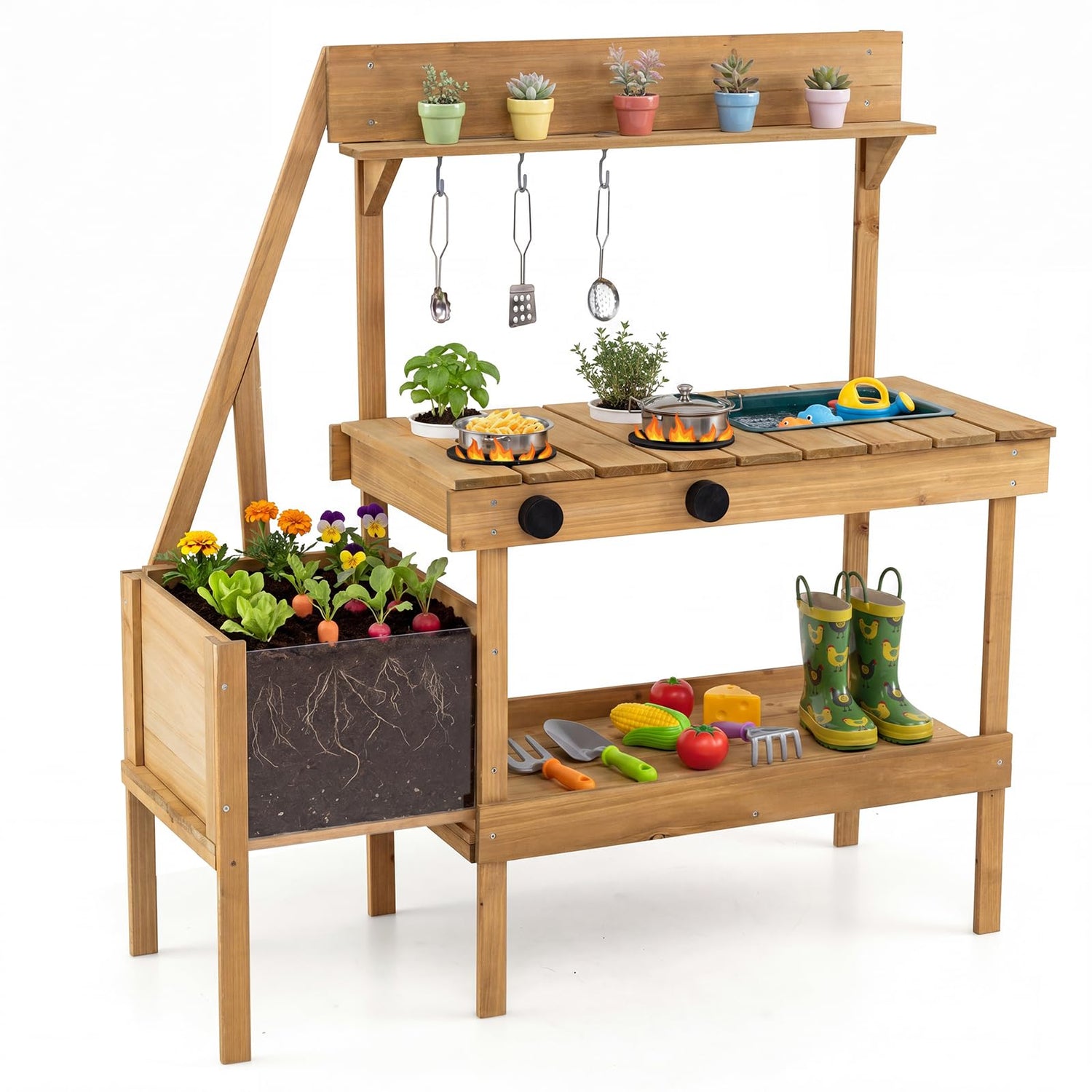 Mud Kitchen, Outdoor Kids Play Kitchen