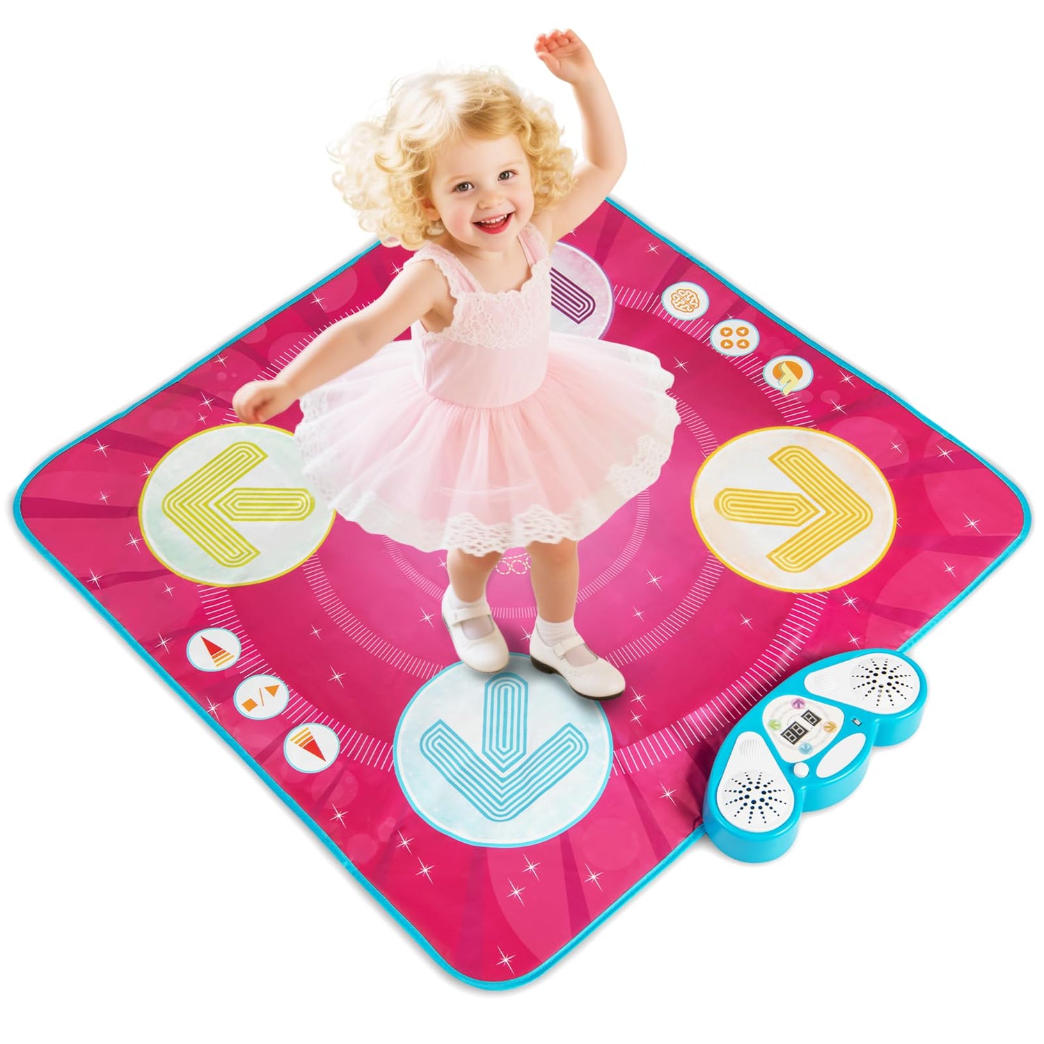 Fun Dance Mat with 8 Background Music and Adjustable Volume for Kids