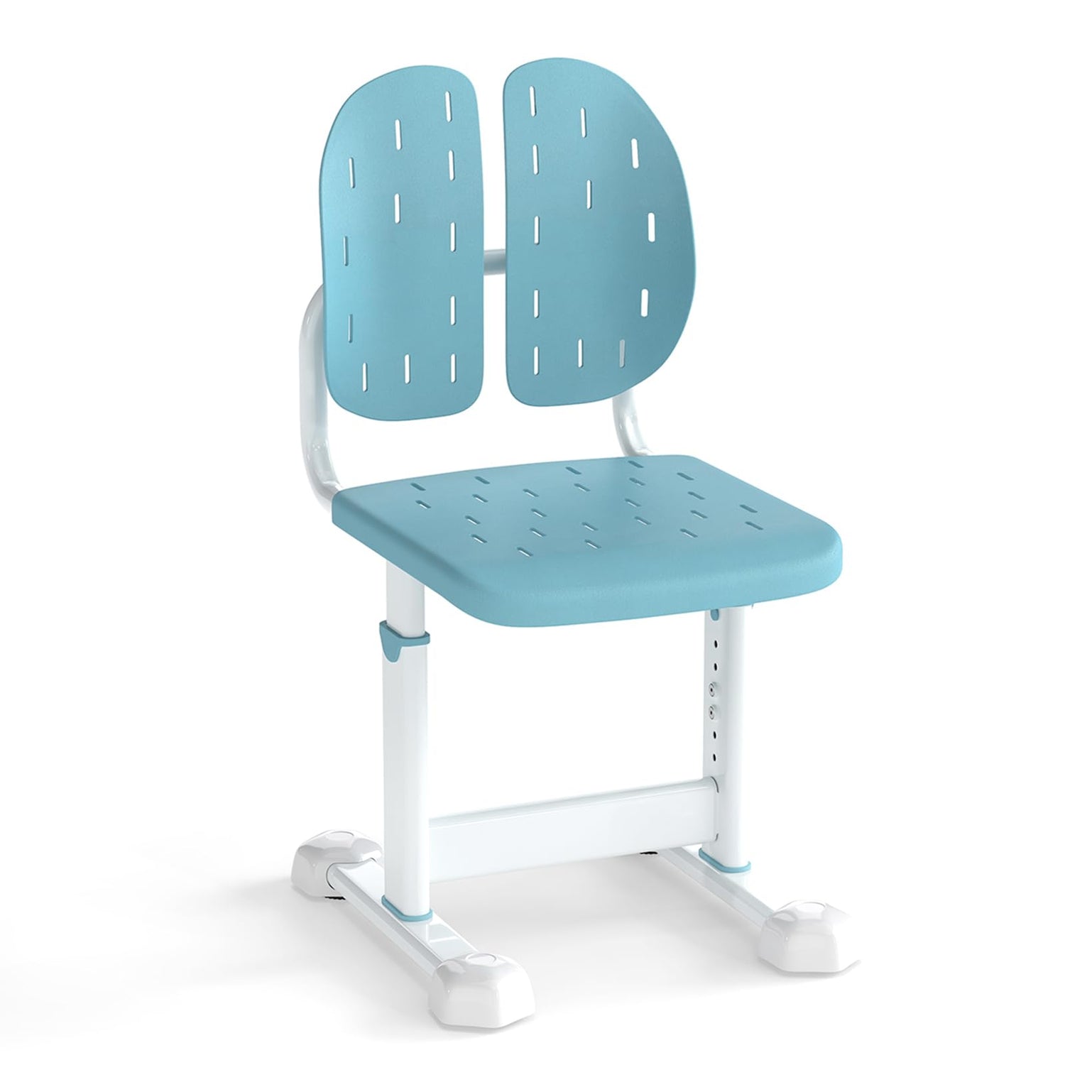 Height-adjustable Kid’s Desk Chair with Double Back Support and Breathable Seat