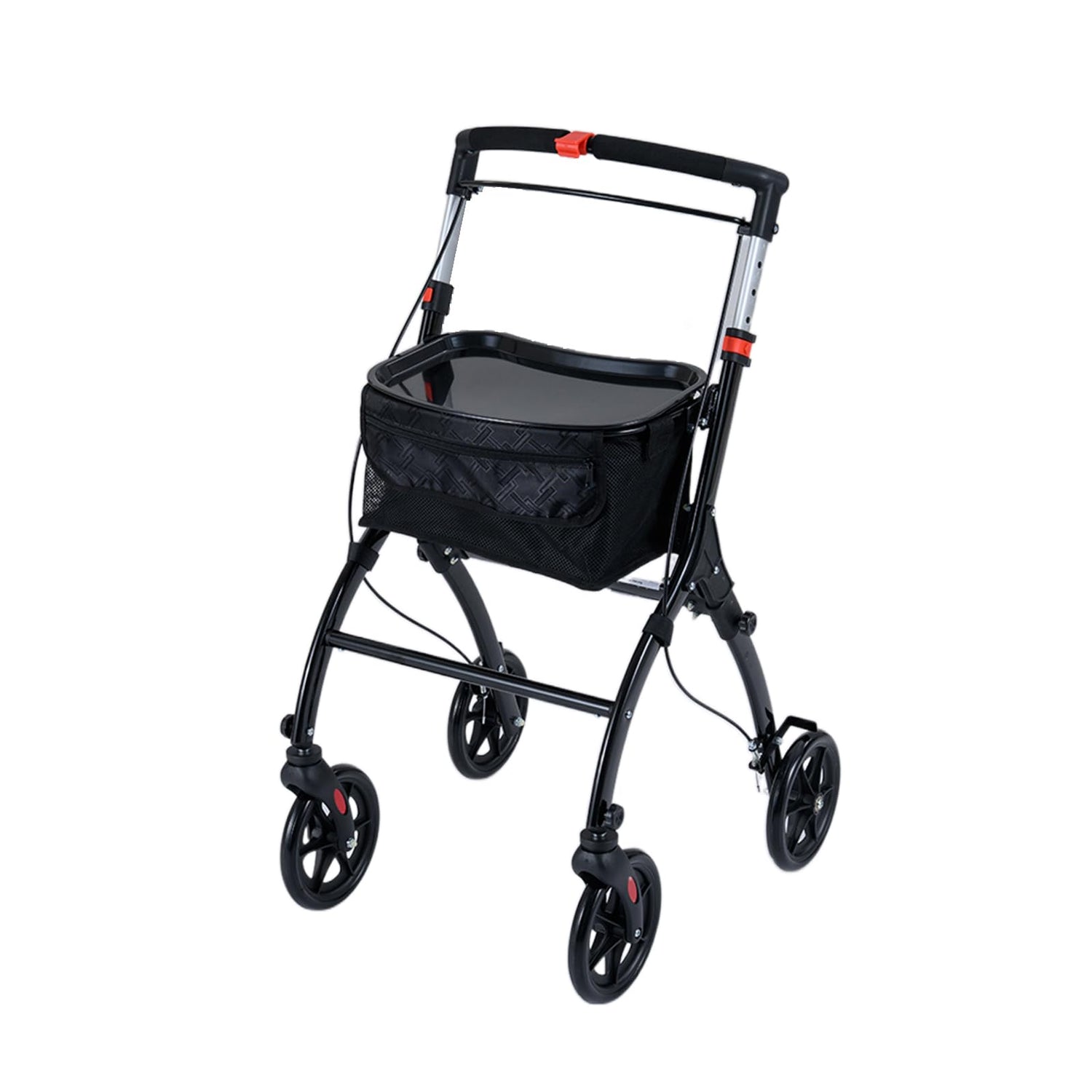 Wheeled Mobility Walker with Storage Basket