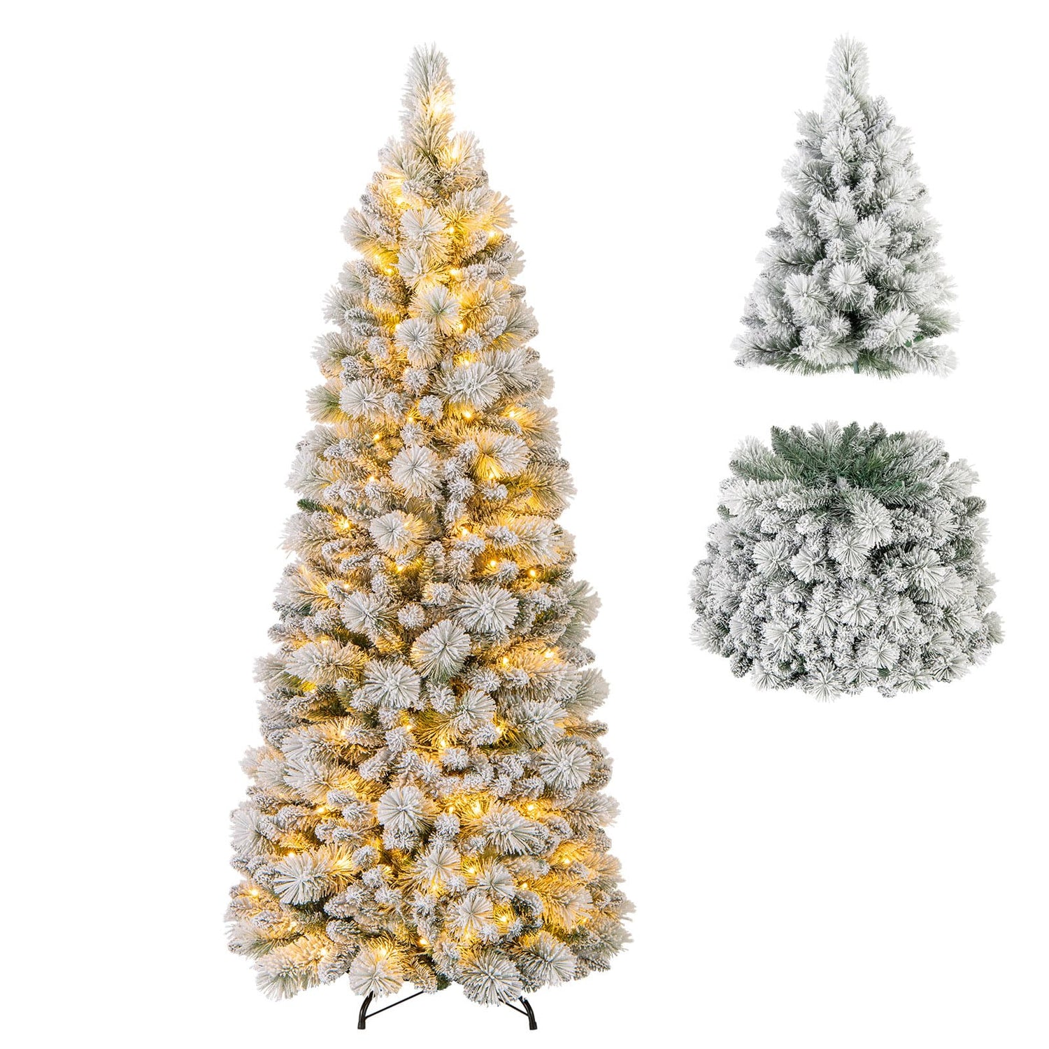 Pop up Artificial Christmas Tree with PVC Tips and Pine Needles