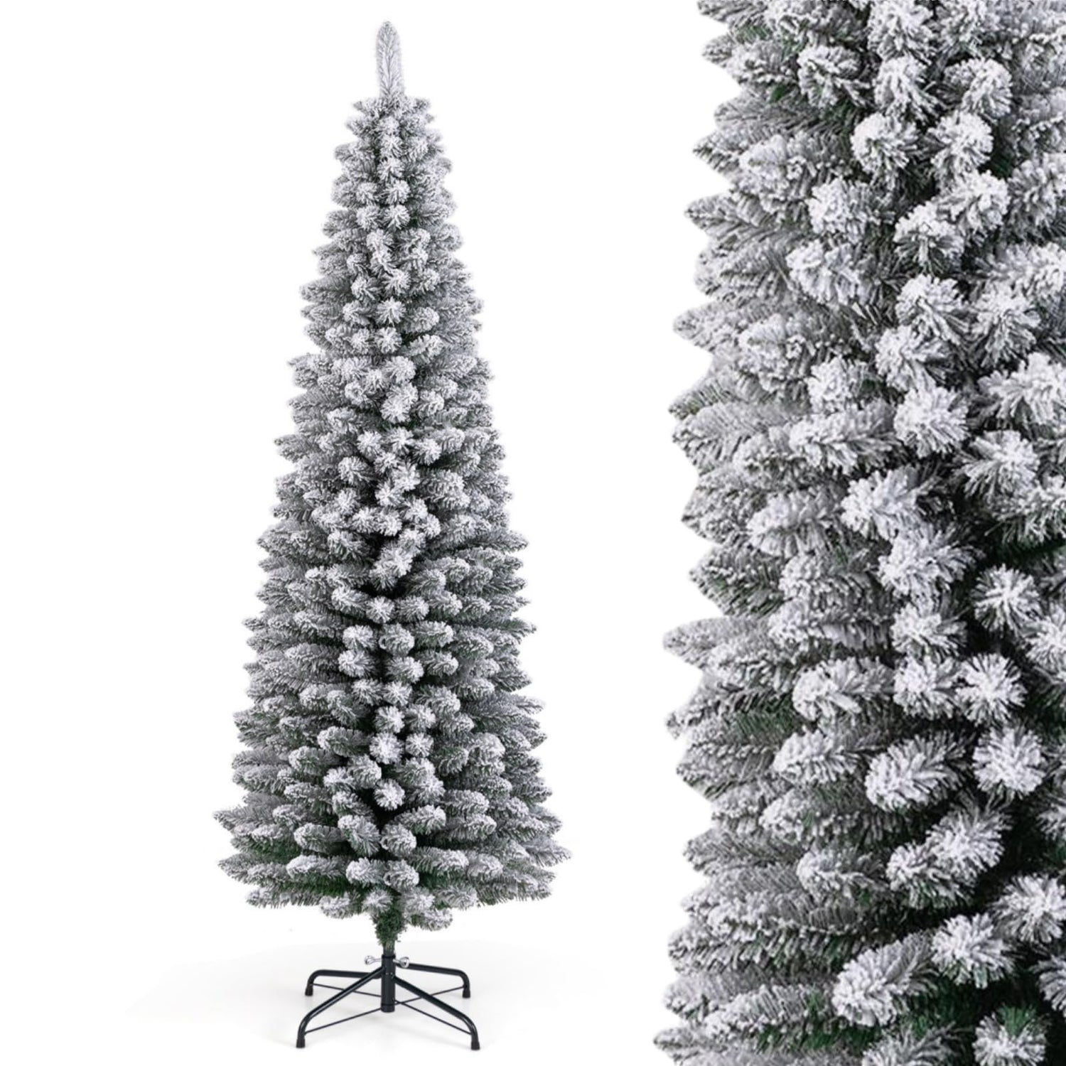 GYMAX 4FT 5FT 6FT Artificial Christmas Tree