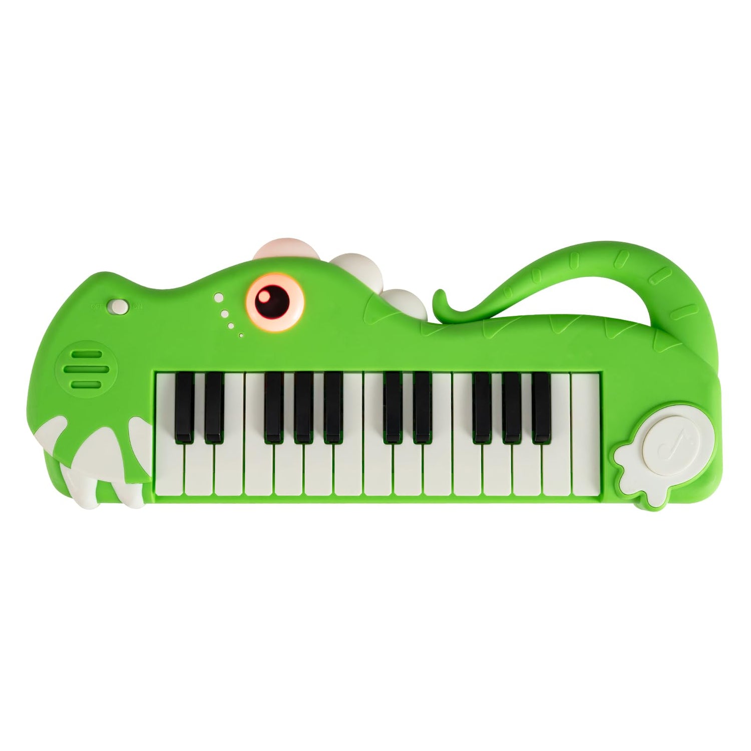 25 Key Portable Digital Piano with Built-in Music & Light (Dinosaur)