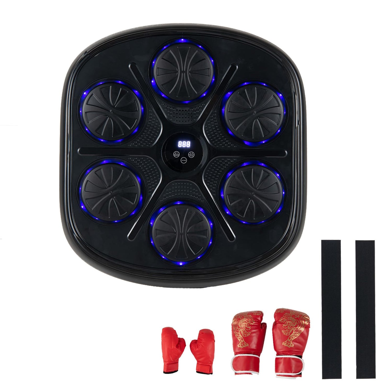 Music Boxing Machine, Wall Mounted Electronic Boxing Target