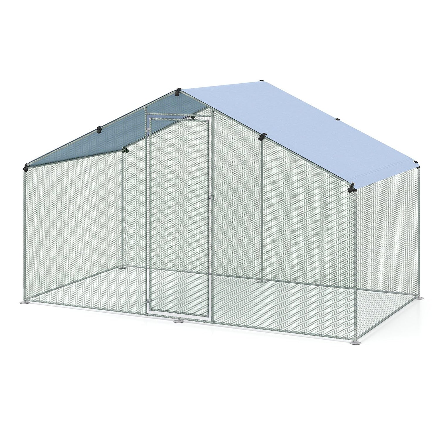 Large Chicken Coop Walk-in Poultry Cage with Oxford Canopy