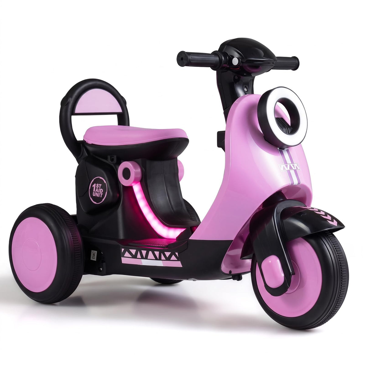 6V Kids Motorbike,Electric Ride On Motorcycle with Headlight