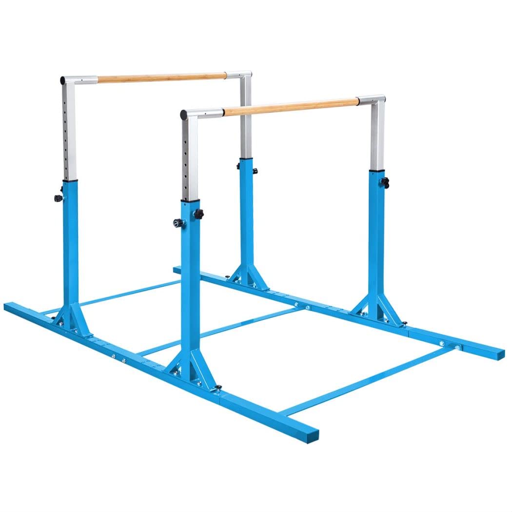 Kids Parallel Gymnastics Bar with Adjustable Width and 11-Level Heights