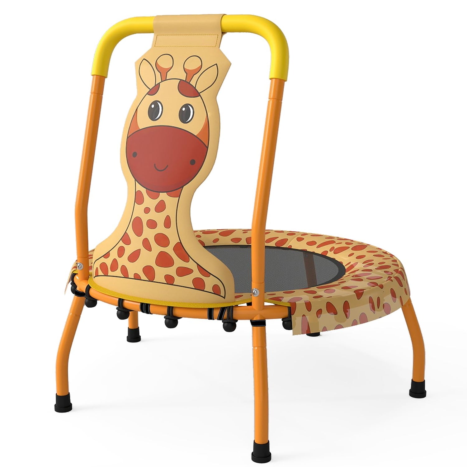 Cute Children Exercise Rebounder with Foam Handle and Padded Safety Cover