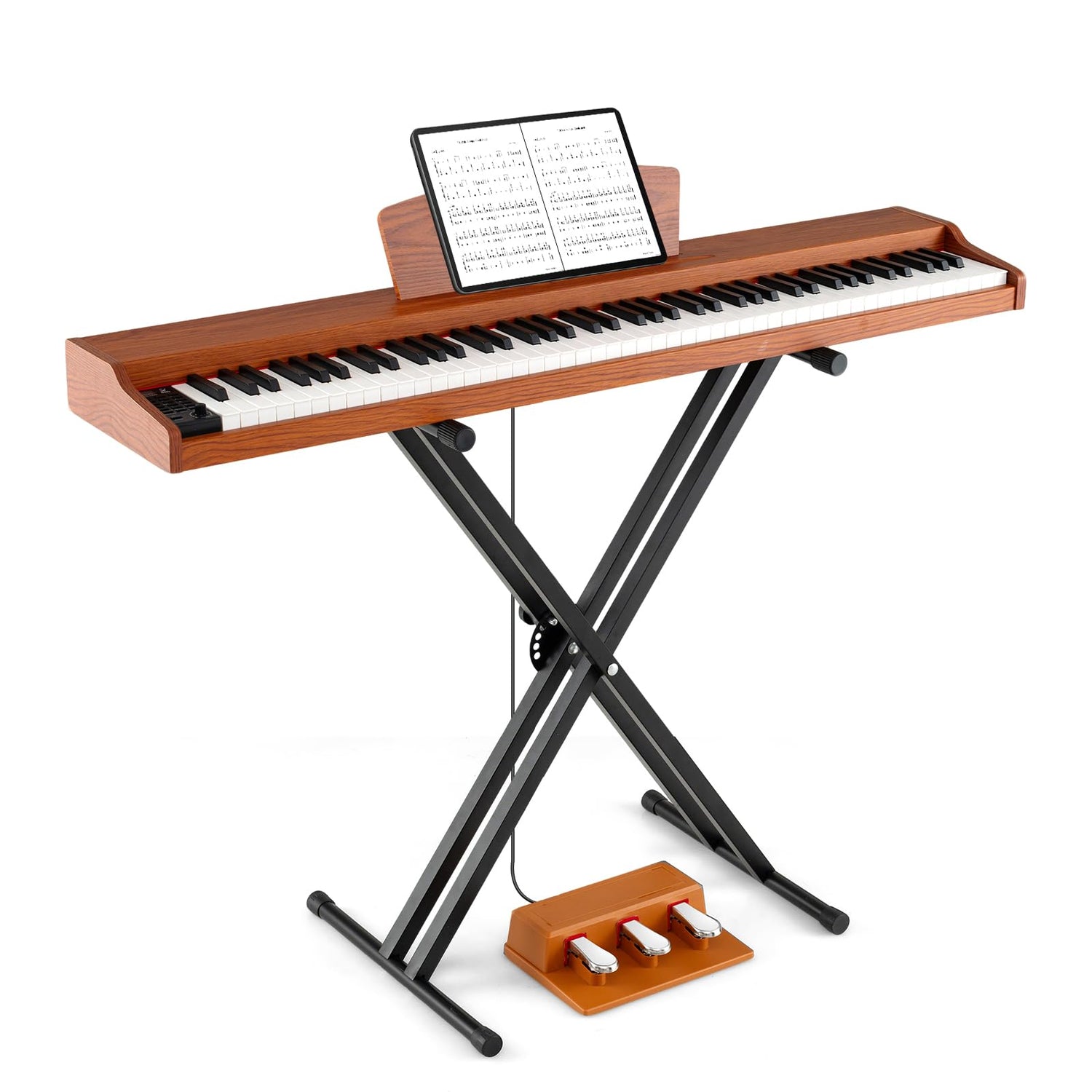 88-Key Keyboard Piano Set Full Size Semi-weighted Digital Piano